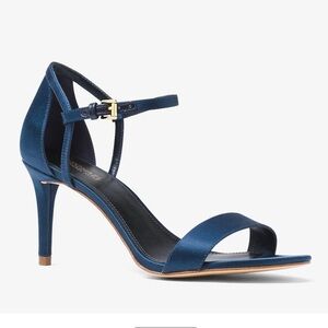 Michael Kors, Simone satin sandals Teal